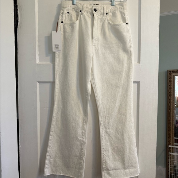 SLVRLAKE White kick flare Jeans